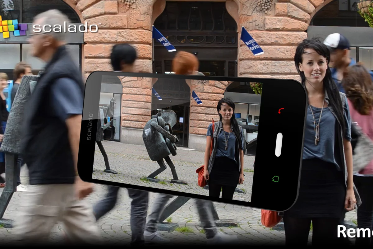 The Remove app is designed to remove bystanders from photos taken by mobile devices