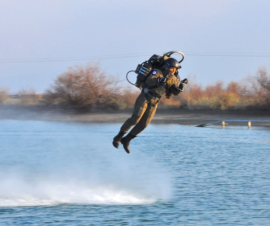 The JB-series jetpacks are all capable of speeds over 120 mph