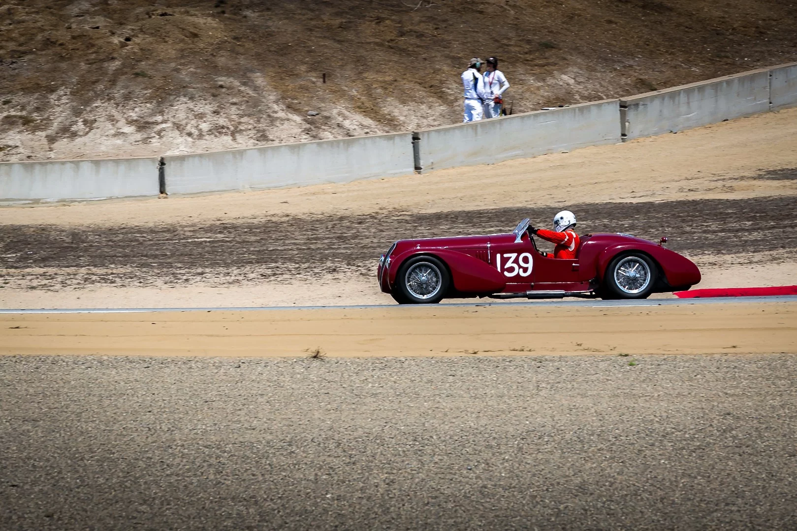 The 1939 Alfa Romeo 6C 2500 sports the classic Italian nose