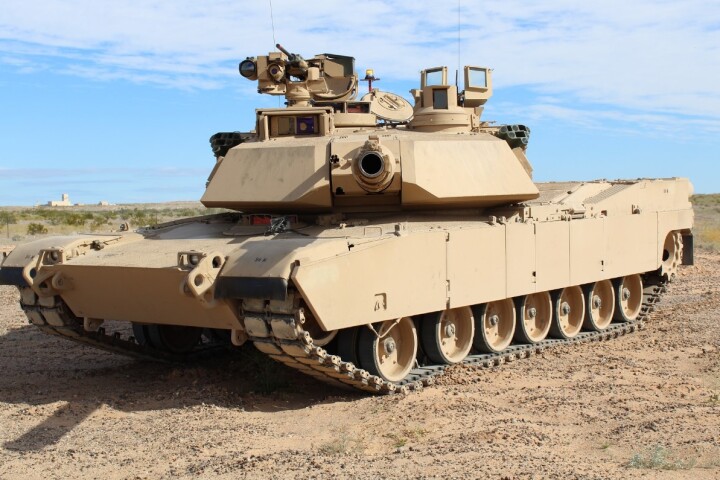 The M1 Abrams main battle tank