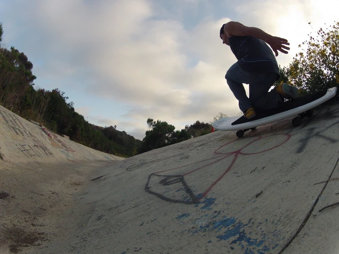 The WaveSkate takes on hard ground
