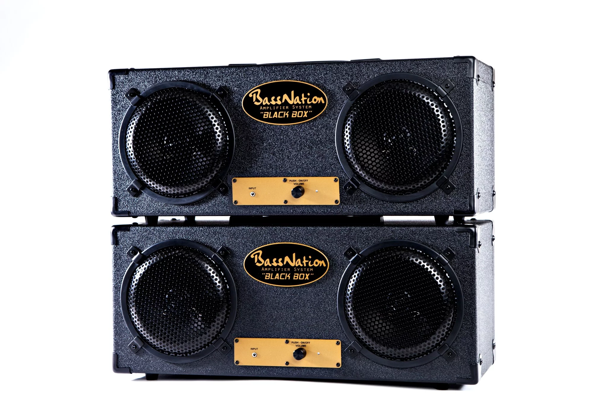 Multiple units can be stacked on top of each other for increased volume