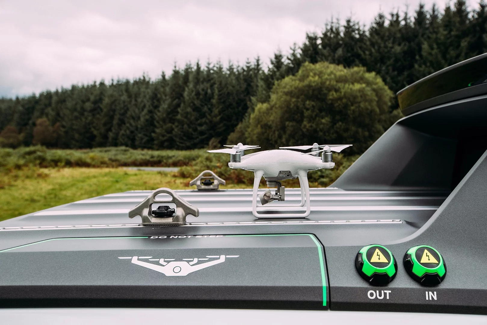 The DJI Phantom 4 helps rescuers gather information and prepare