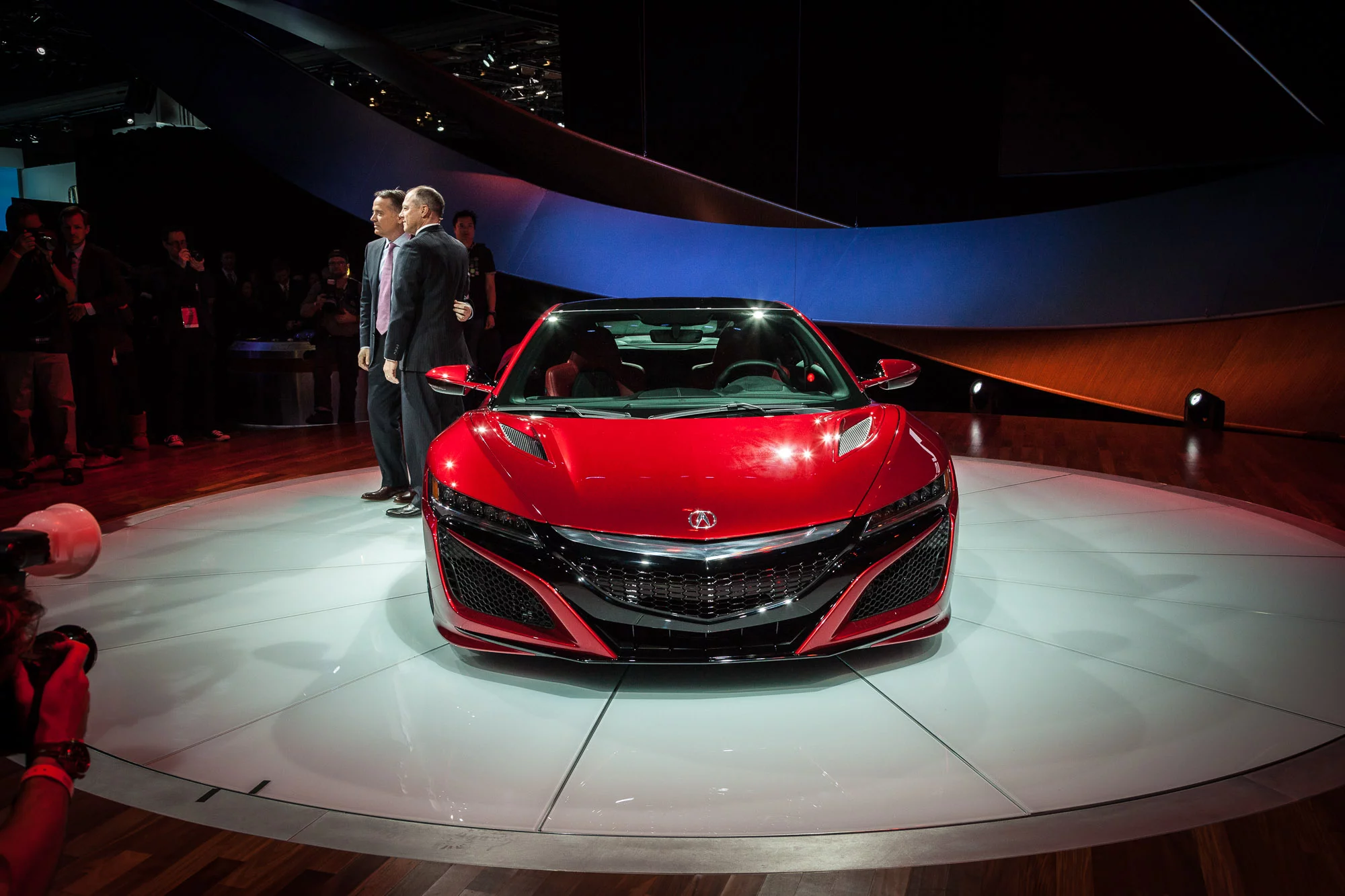 The production spec Acura NSX Version 2.0
