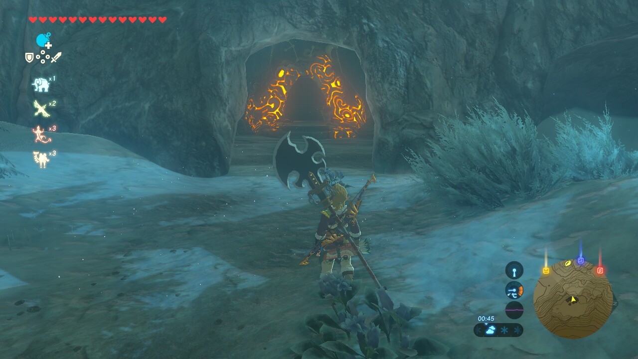 breath of wild climbing gear