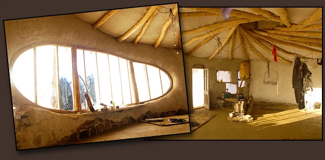 The house has been built from local and natural materials, with a goal of having as little impact on the environment as possible (Photo: Simon Dale)