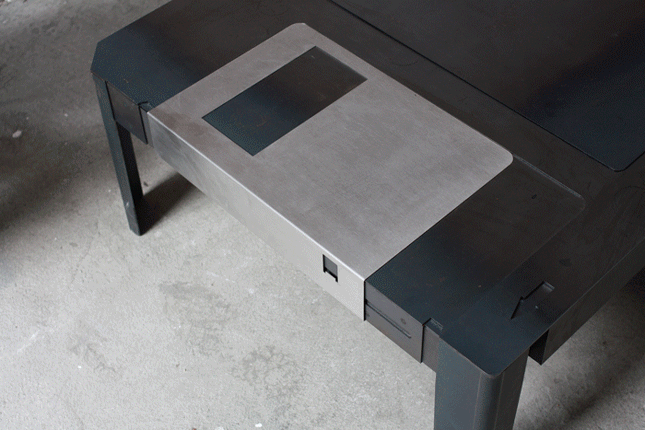 The thin metal shutter hasn't just survived intact, it's been designed to move; hiding/revealing a secret compartment