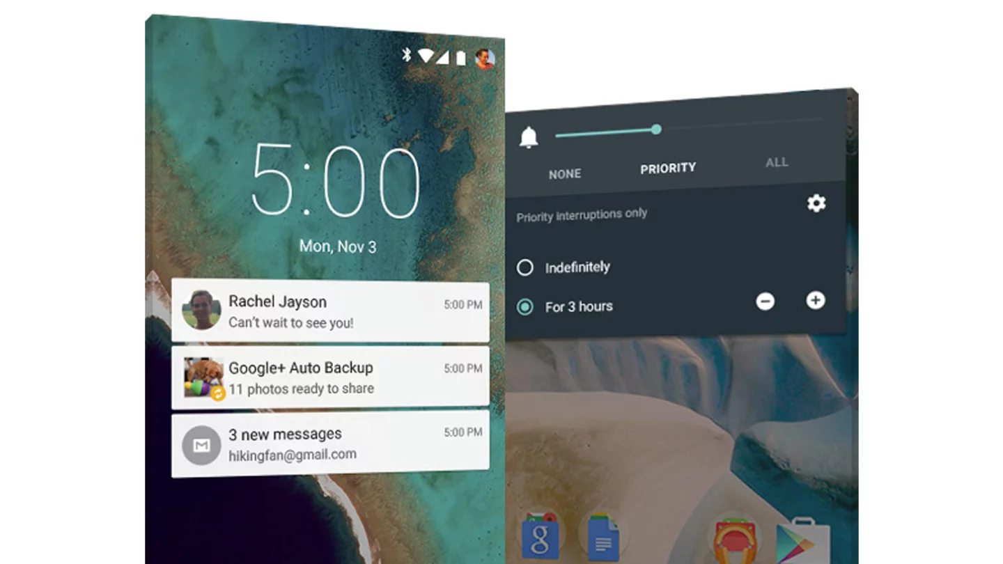 The new version of the OS brings more versatile notifications