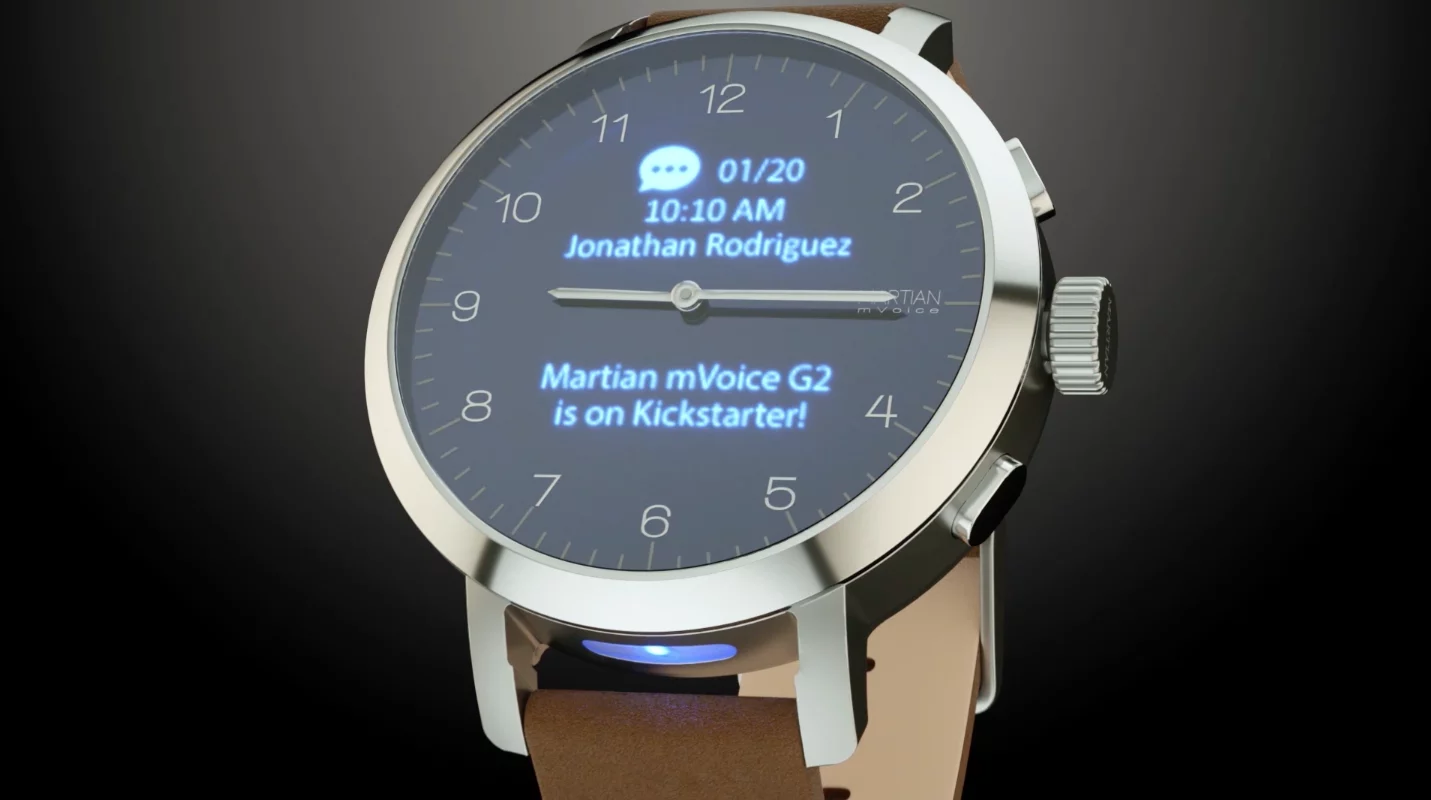 The mVoice G2 smartwatch blends the old and the new