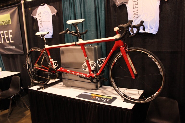 One of Calfee Design's tandem/single convertibles (Photo: Ben Coxworth/Gizmag)