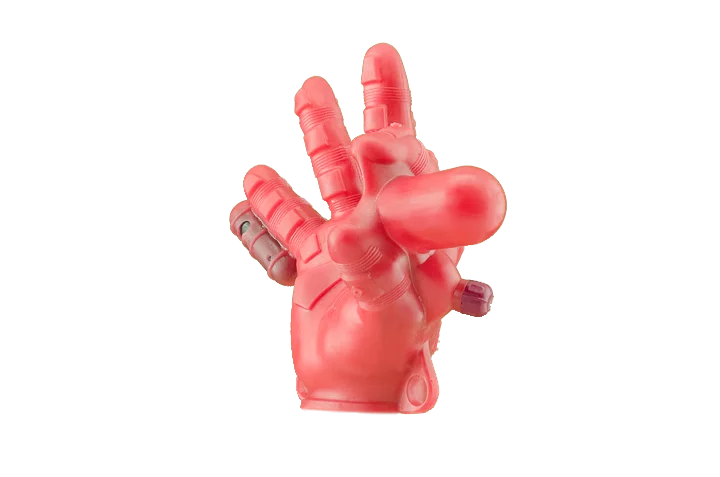 The Handie has a no-mess catcher cup that can be poked inside-out for cleaning