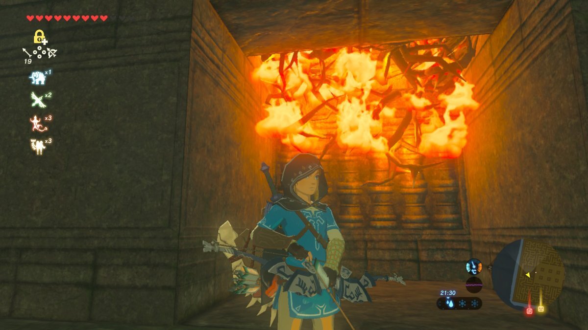 Make sure you burn these thorny branches.