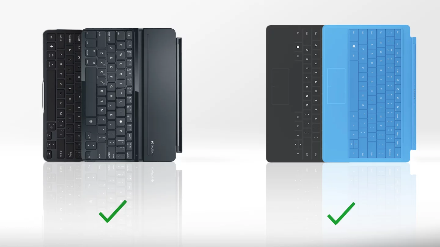 Don't forget that the iPad has keyboard covers too