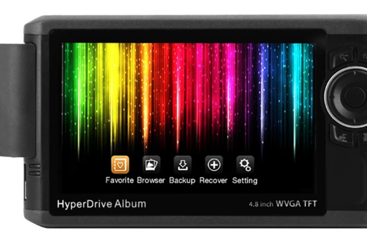 The HyperDrive Album stores and displays up to 640GB worth of photos