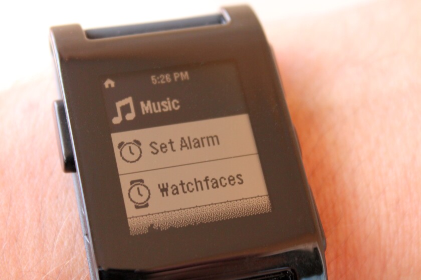 Pebble's menu system is short and simple, and we consider that to be a good thing