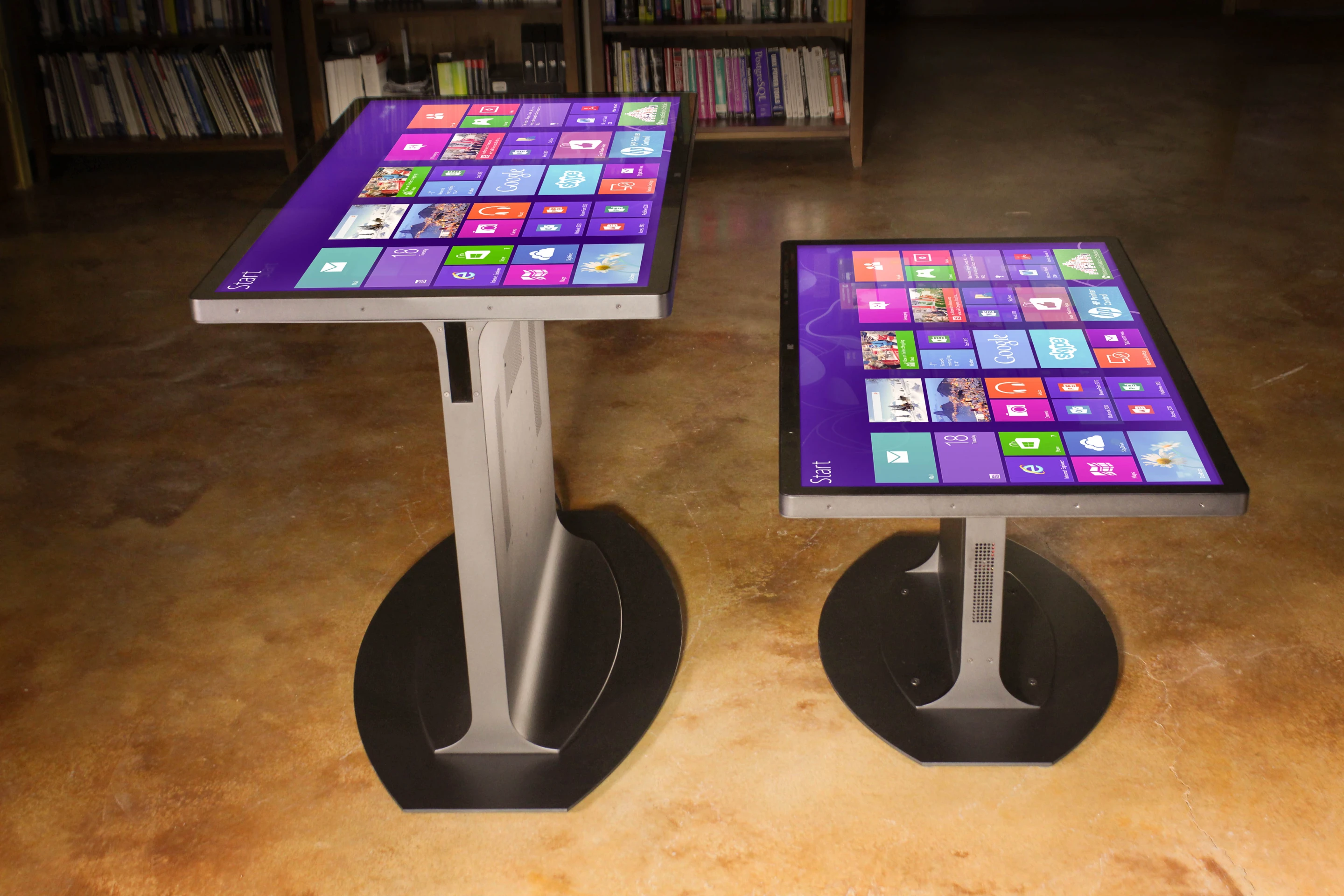 Ideum has teamed up with 3M Touch Systems to launch the Platform 46 range of Windows 8 multi-touch tables