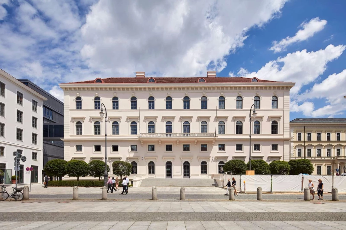 Siemens headquarters is the Ludwig Ferdinand Palais at Wittelsbacherplatz in Munich, Germany