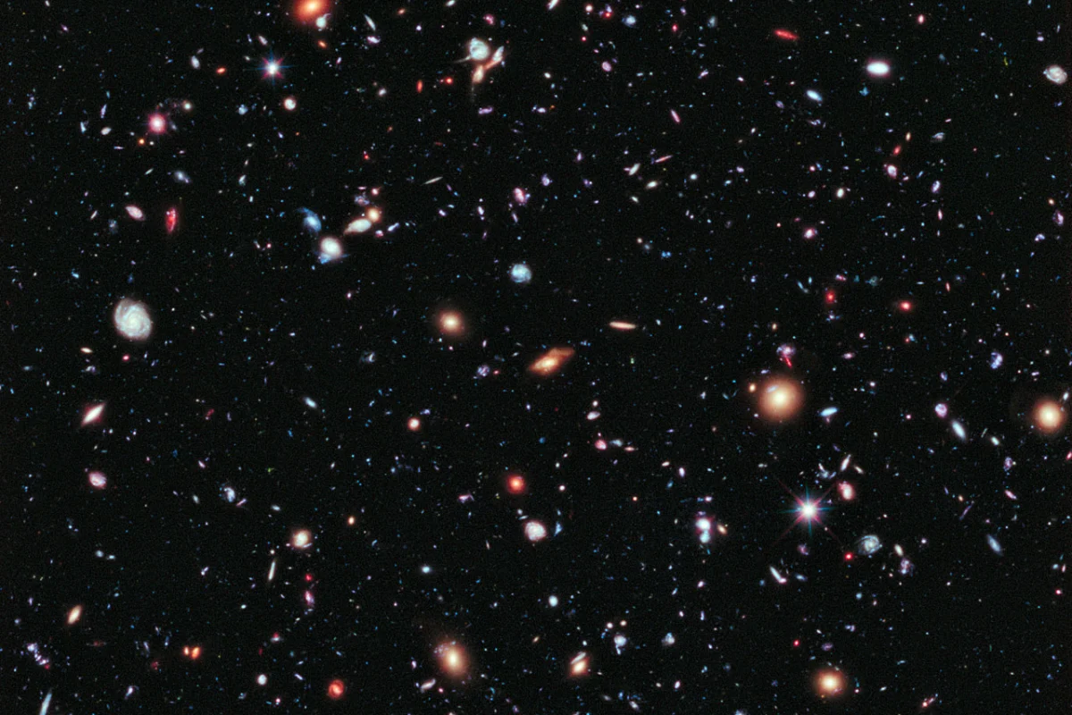 Astronomers have assembled a new, improved portrait of our deepest-ever view of the Universe (Image: NASA)
