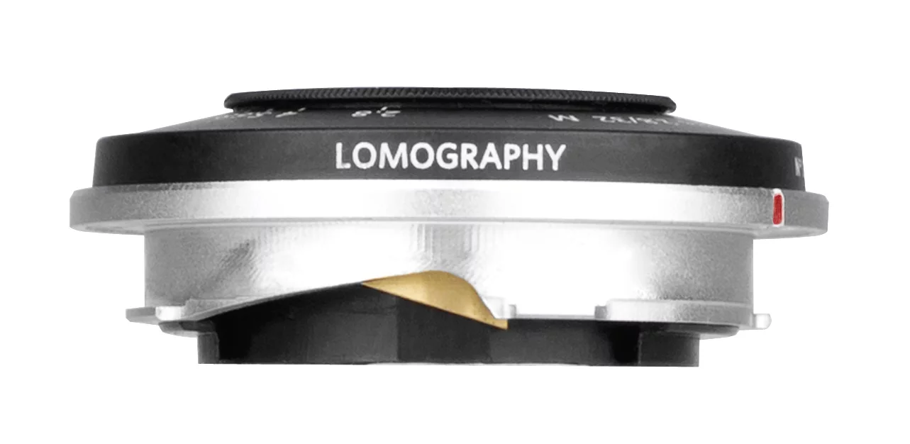 The Lomo LC-A Minitar-1 Art Lens features an ultra-compact pancake design