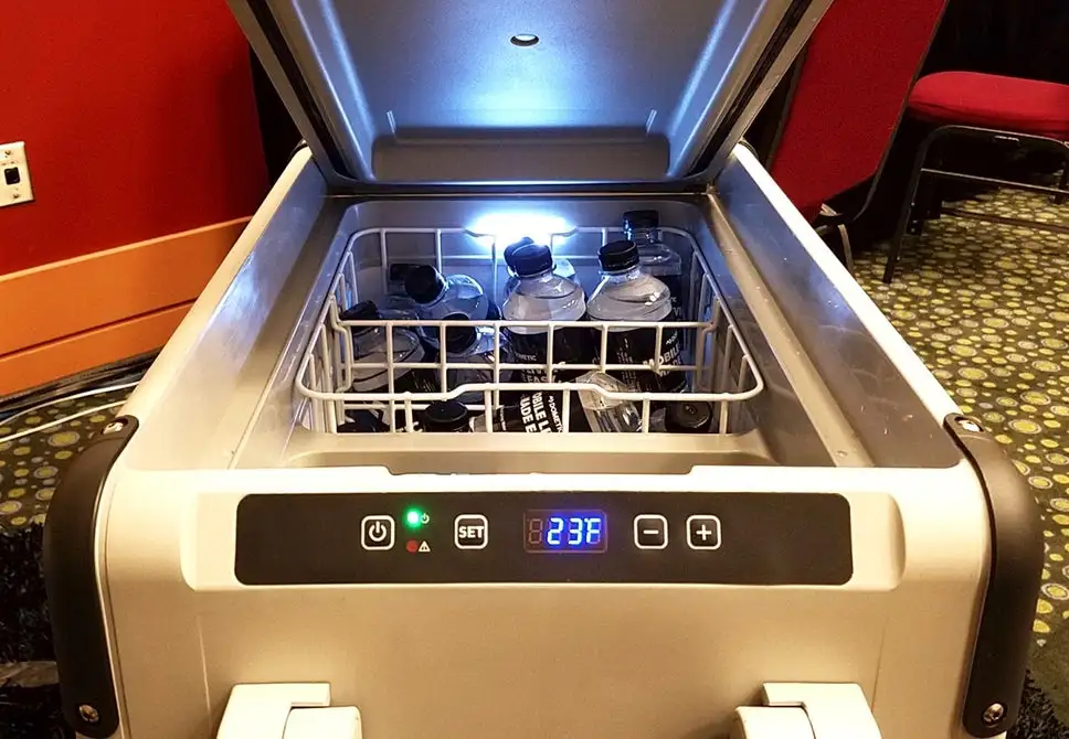 Dometic's CFX 100W fridge/freezer at Outdoor Retailer Summer Market 2017