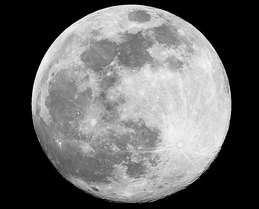 The full Moon as seen from Earth (Photo: NASA)