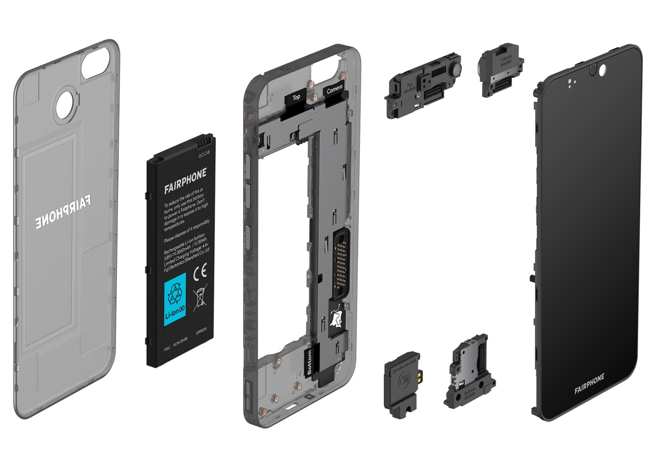 The Fairphone 3 is built to be modular, so various components – like the battery – can be easily replaced