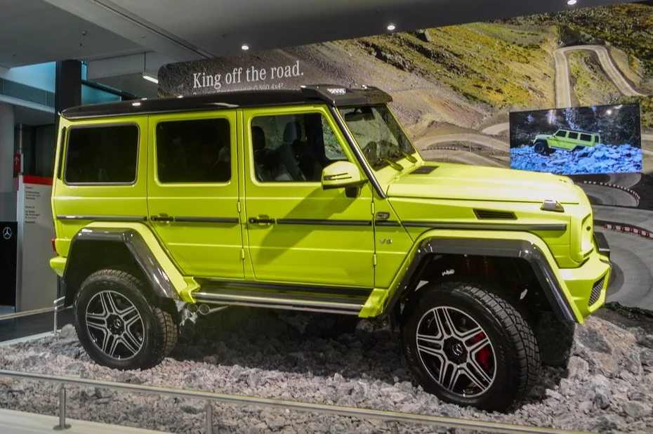 Mercedes G500 4x4 Squared at the 2015 Frankfurt Motor Show