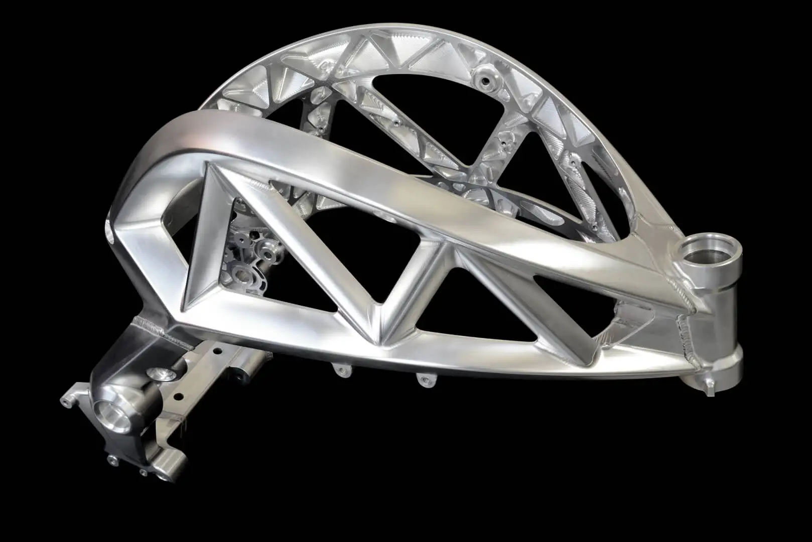 The aluminium frame of every Ace is hand-welded and hand-anodized in -house at Ariel's factory