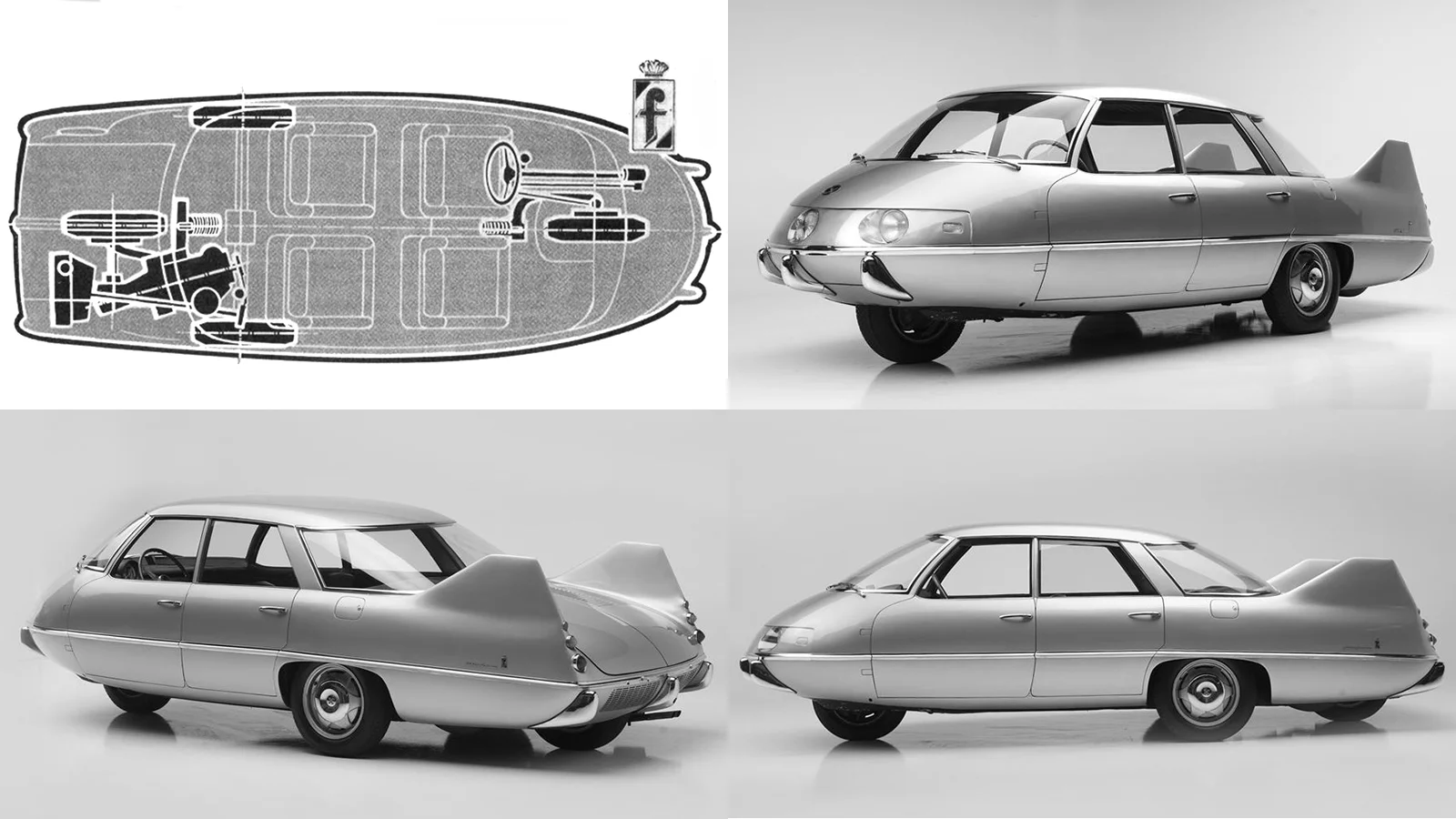 Batista Pininfarina's personal championing of this radical project to build a more efficient vehicle shows just how far ahead of the game the Italian design house was in terms of aerodynamics. Pininfarina personally drove the X to various manufacturers in an attempt to persuade them to mass-produce the car, so the buyer can be assured that the car has been driven by one of automotive history's greatest names.