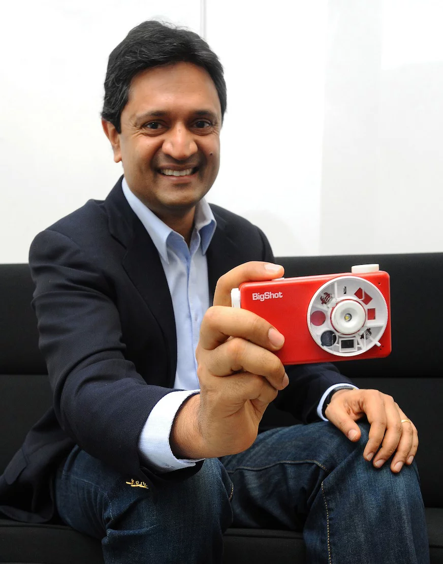 Prof. Shree K Nayar with his Bigshot camera