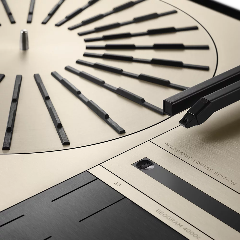 The Beogram 4000 series turntables were the first from the company to feature a linear-tracking
