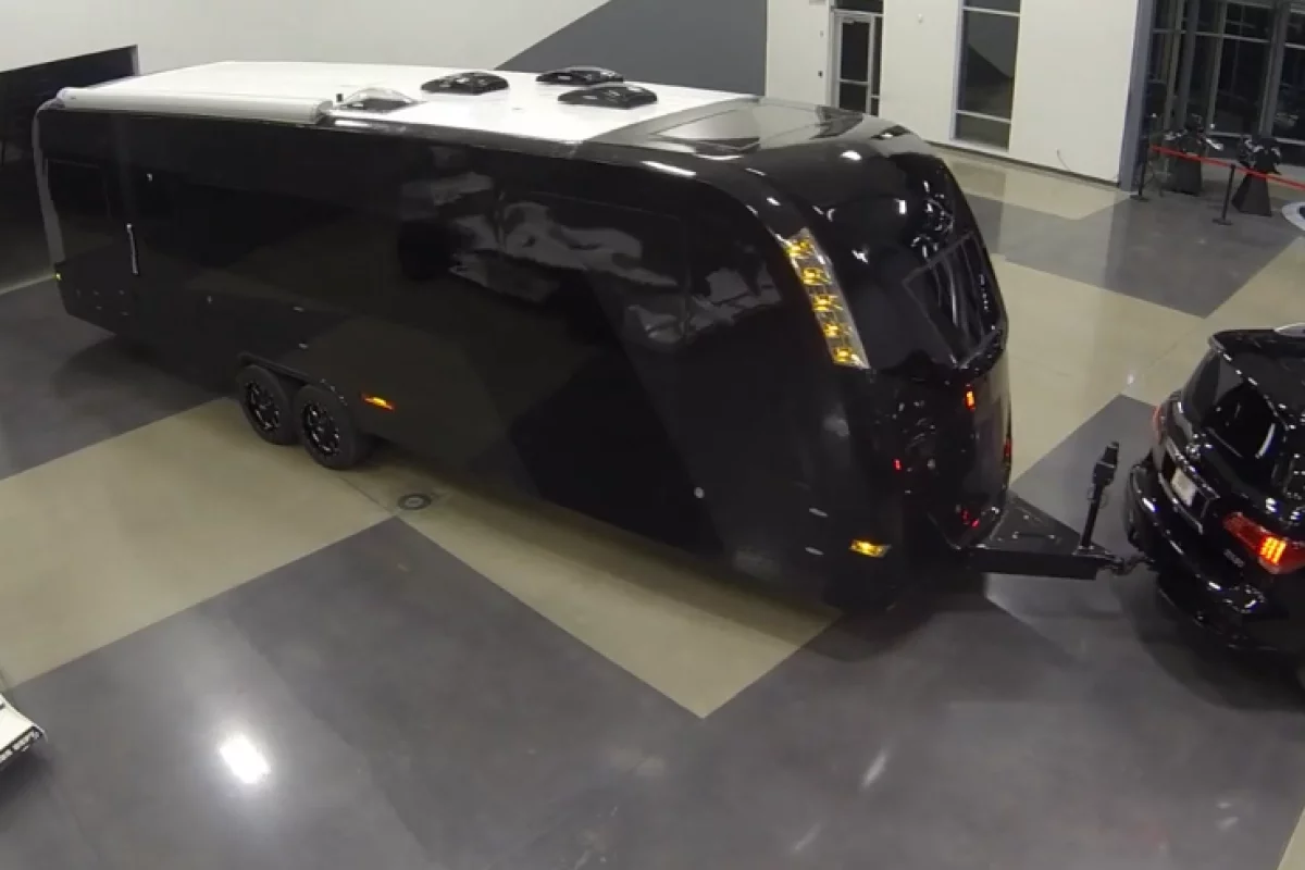 The CR-1 Carbon is 35 feet long and nearly 10 feet high