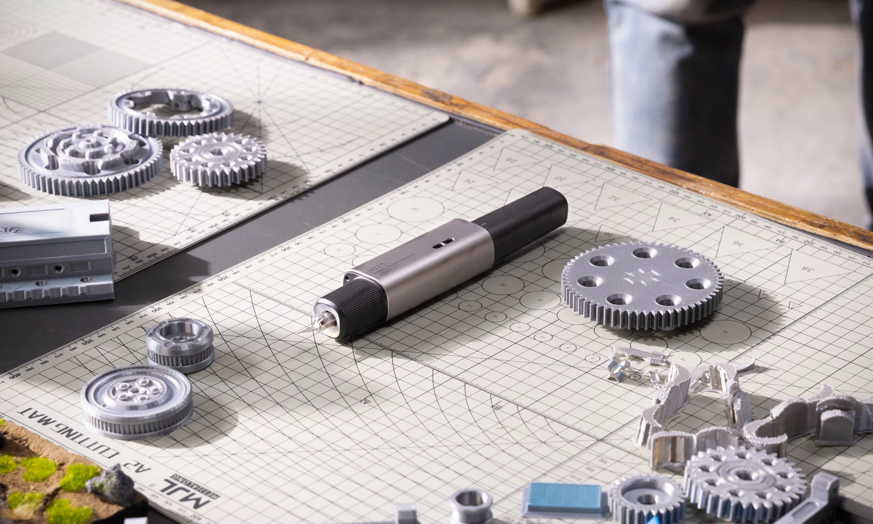 The NeoBlade can be optioned with a durable cutting mat