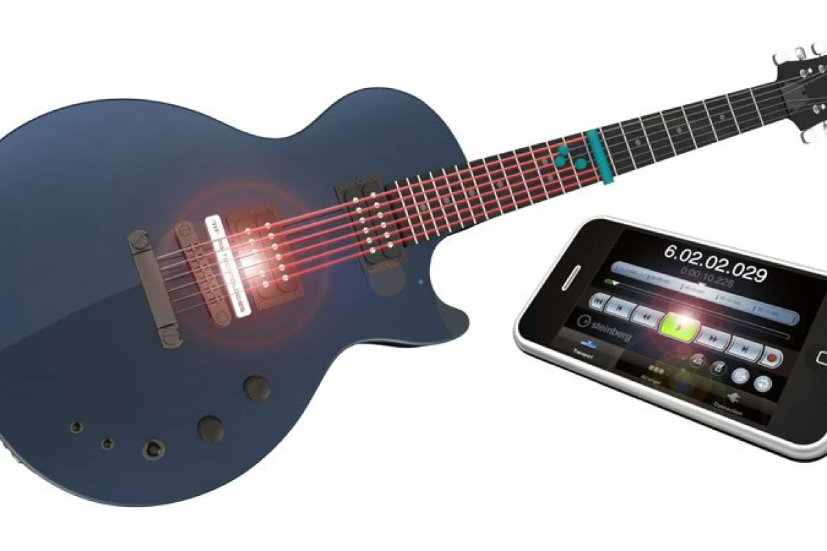 The Laser Pitch Detection Pickup system accurately detects the pitch of a string - even before a player has plucked it