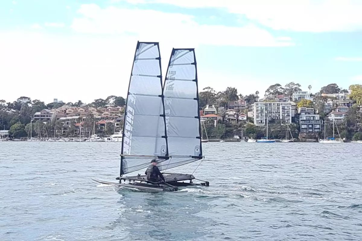 The Wave Chaser 390 ZF in action on Sydney Harbour