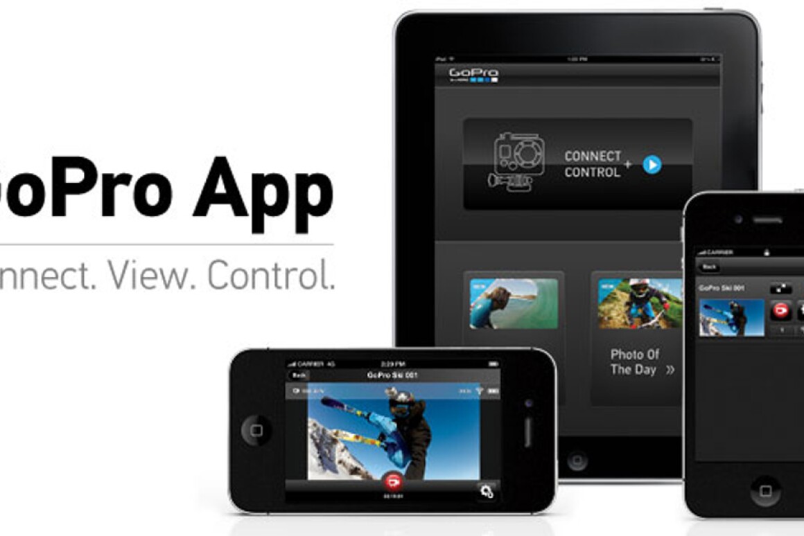 GoPro app lets you control your actioncam with a smartphone