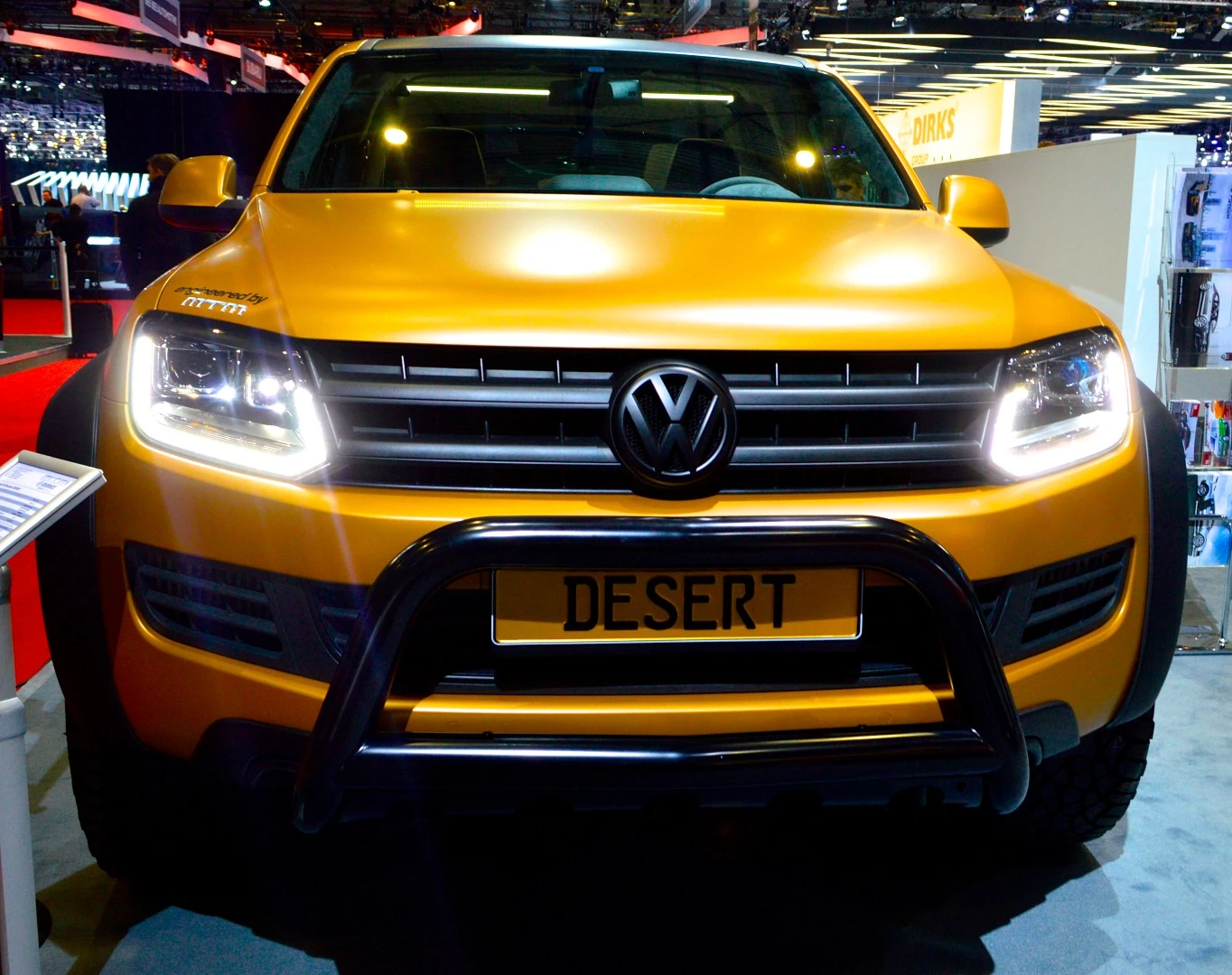 The MTM VW Amarok V8 Passion Desert is a €200K tuned Amarok pickup with 405-hp (302-kW) 4.2-liter V8 TDI
