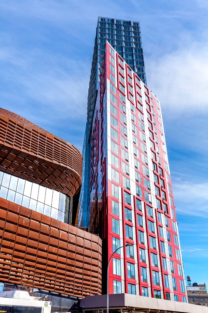461 Dean has a multi-colored metal façade