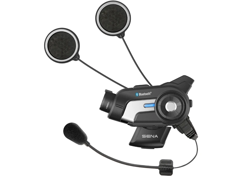 Sena 10C - earphones velcro straight in to your helmet