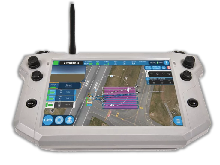 Survey and photography missions will be done four times faster, and the 4-ship system will control routing for each drone as well as stitching the outputs together