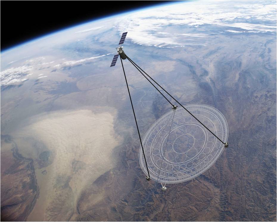 Concept of a space-based polymer telescope