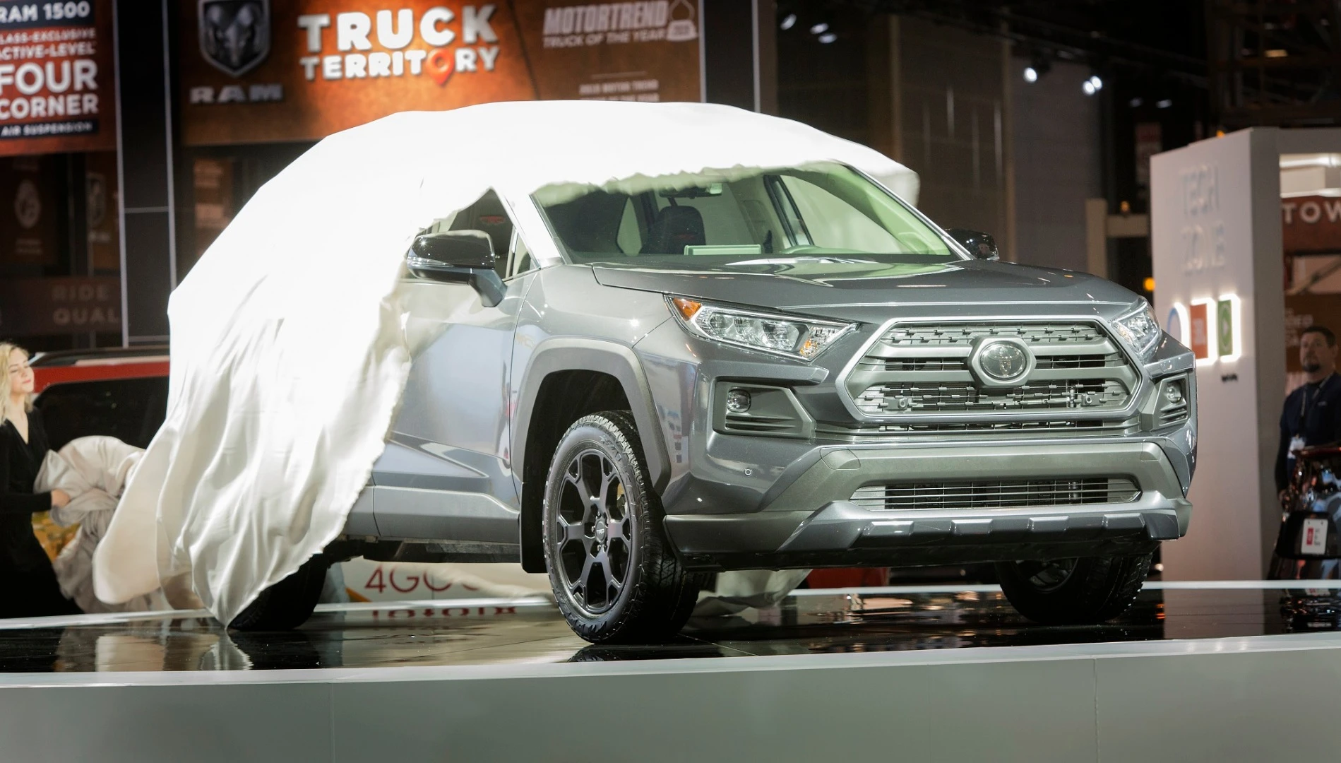 Toyota unveiled a new 2020 RAV4 TRD Off-Road model at the Chicago Auto Show, building on things learned from rallycross and the RAV4 Adventure model