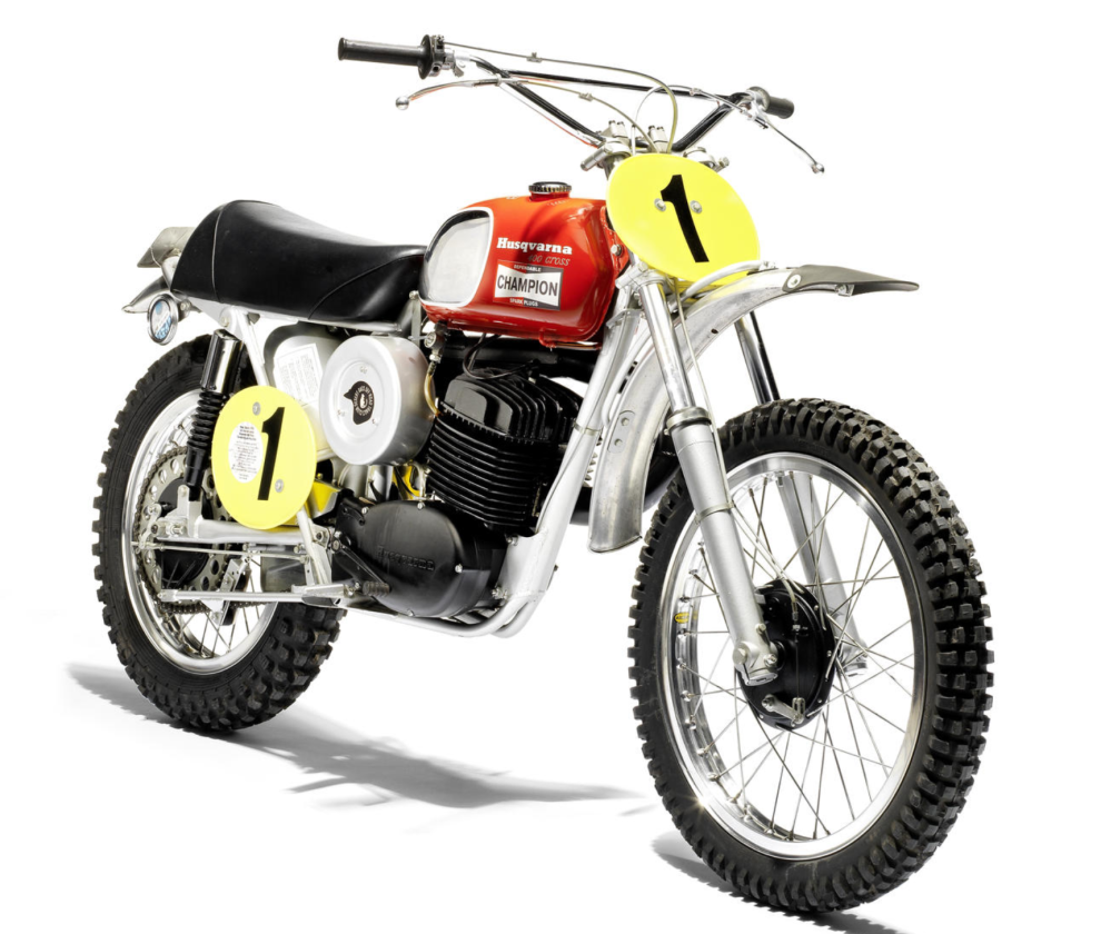 This particular Husqvarna 400 Cross was campaigned by Swedish ace Bengt Åberg during the ten-race 1970 InterAm Series in America in which he finished second.