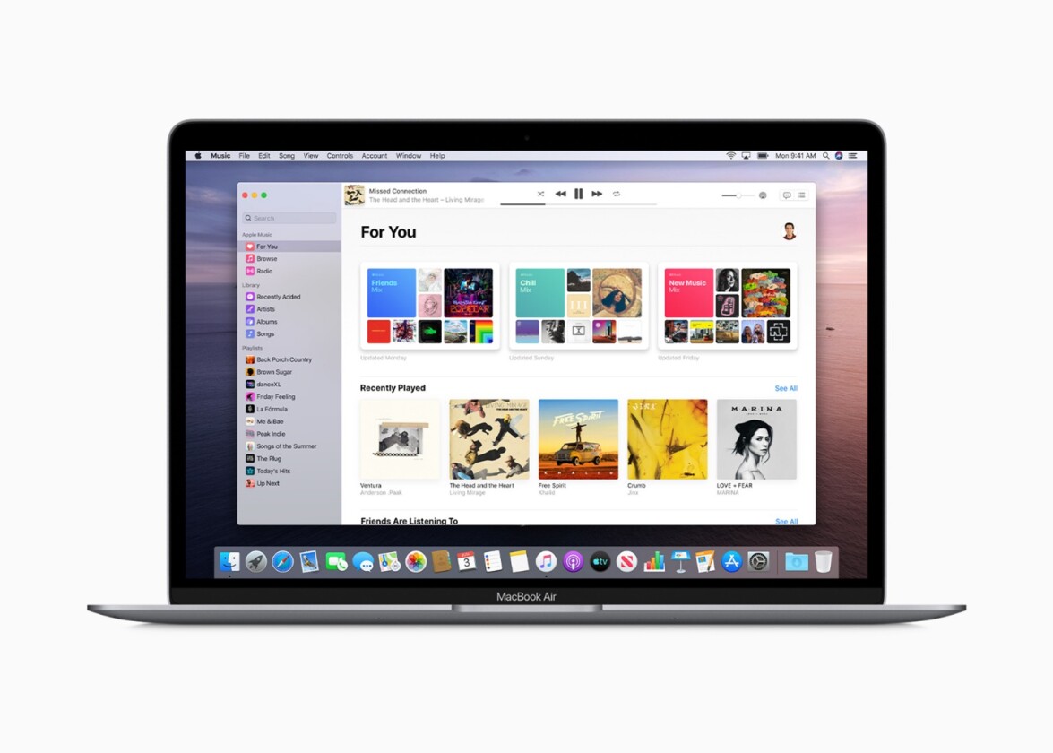 macOS Catalina will split iTunes up into music, podcast and video components