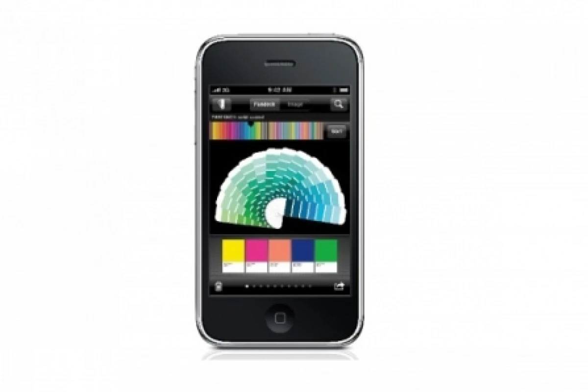 myPANTONE App keeps designers in reach of all Pantone Palettes via their iPhone or iPod Touch (Photo: Business Wire)