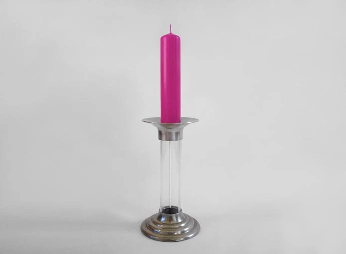 Before you light the candle Rekindle looks like any other candlestick
