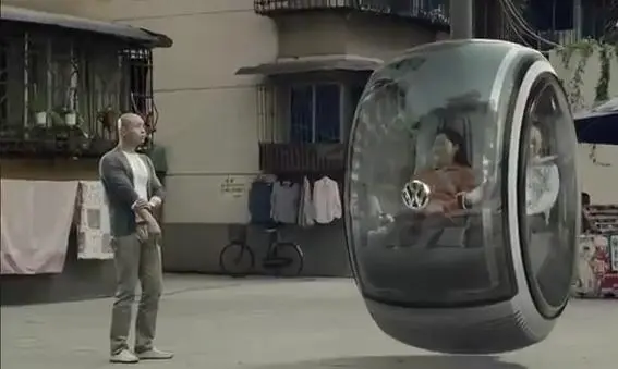 The Hover Car is capable of traveling above ground