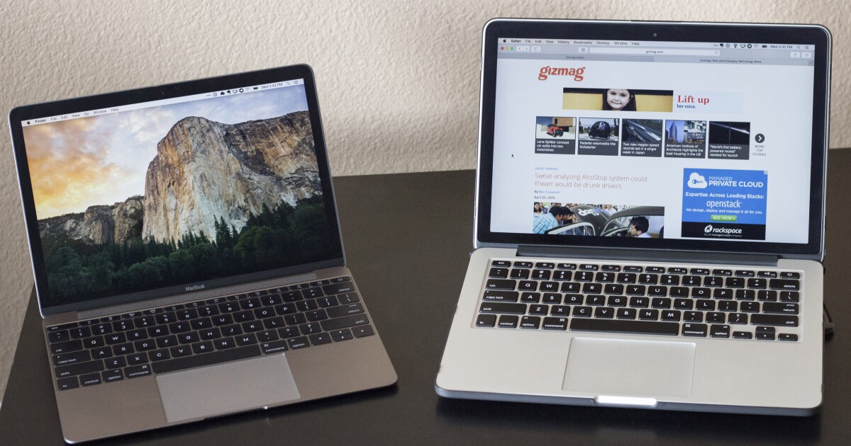 New MacBook vs. MacBook Pro with Retina Display: Up close