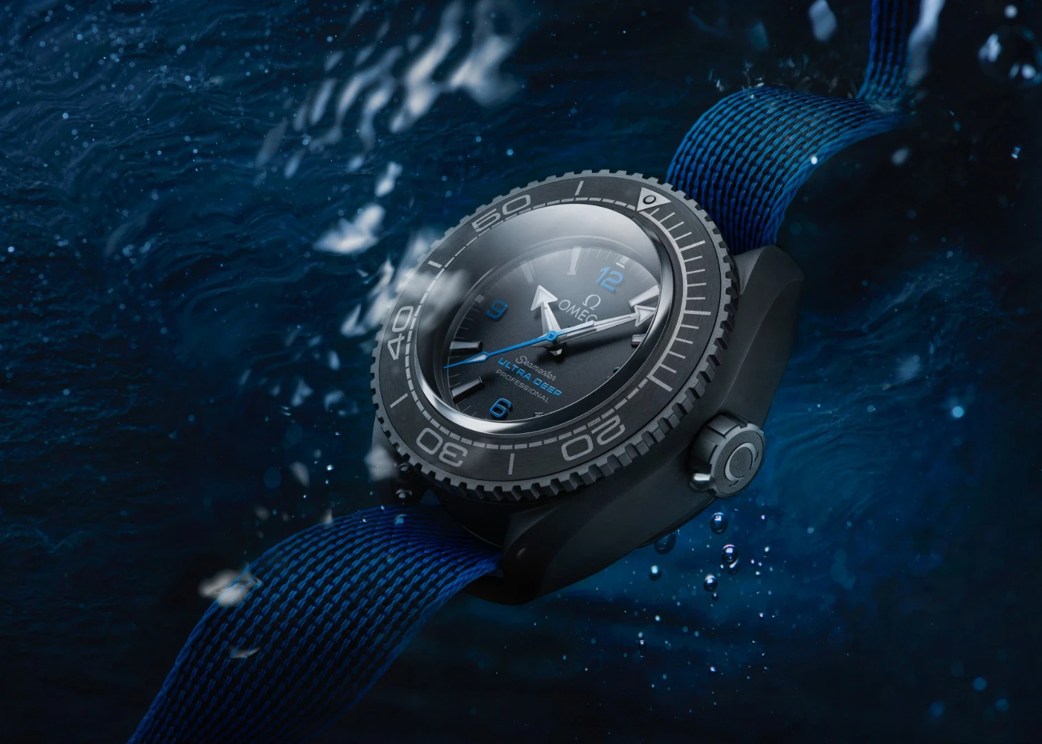 Three of the Omega Seamaster Planet Ocean Ultra Deep Professional watches were used in the record dives