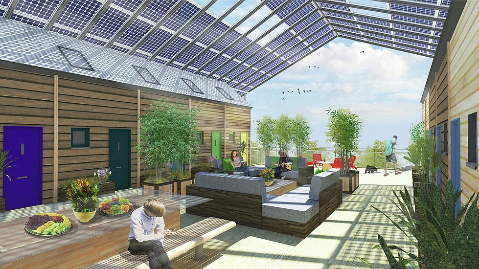 The ZED Pod would be prefabricated in a factory and would be installed in "pop-up villages"